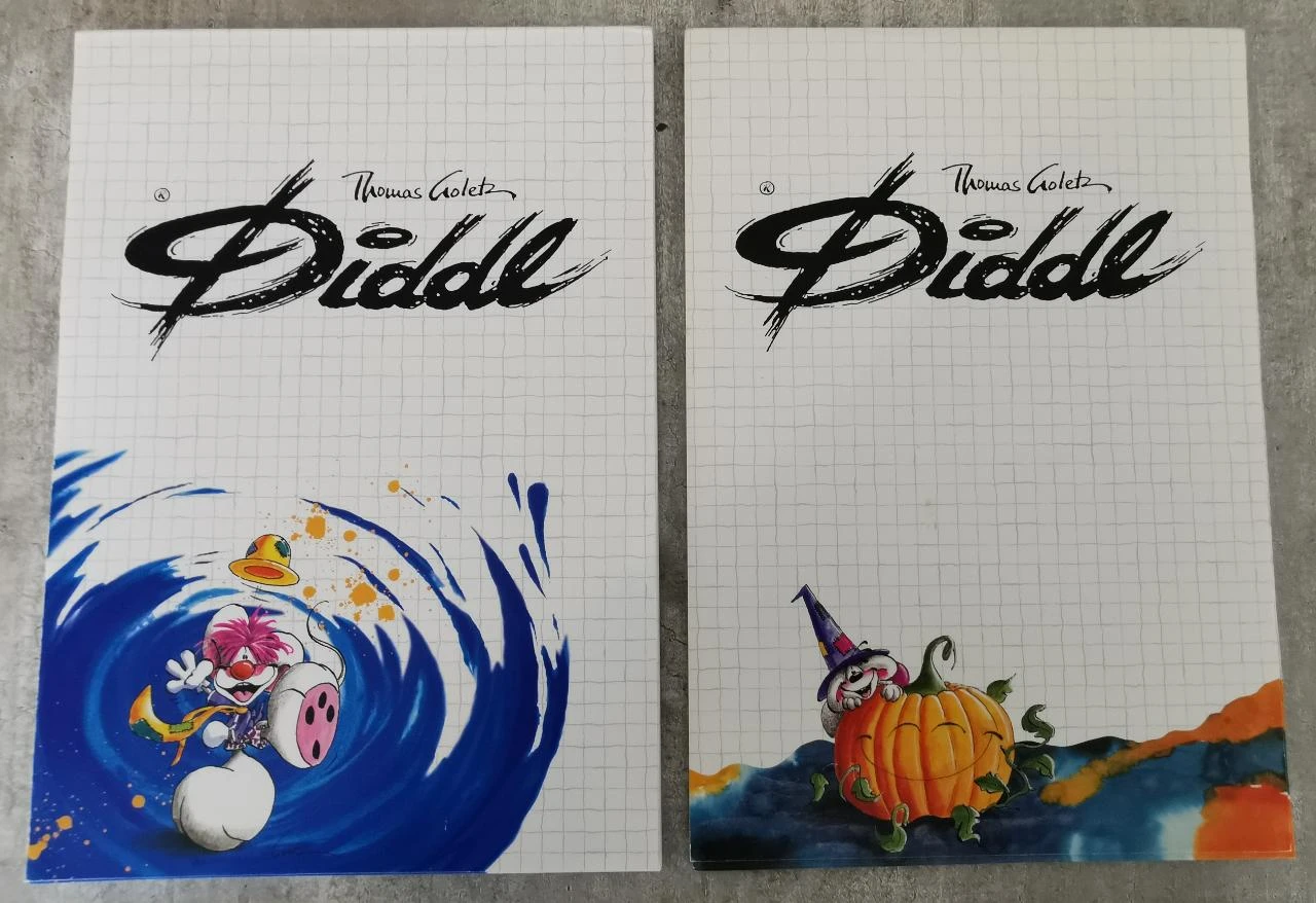 Feuilles Diddl A5 n°63 et n°94